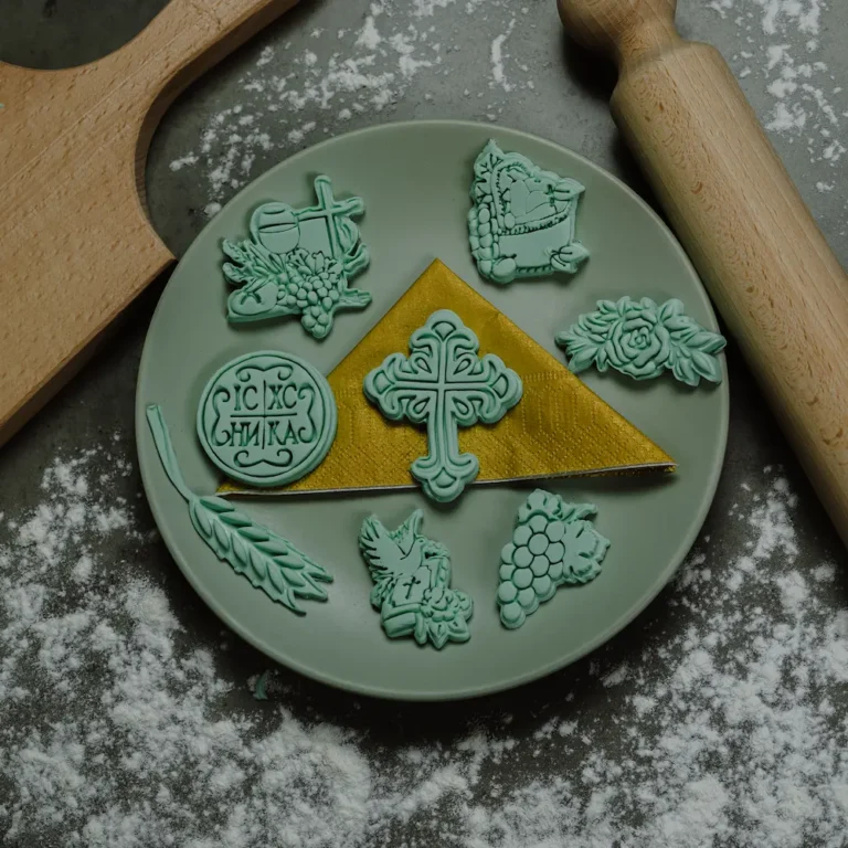 Modlice za slavski kolač set 4